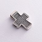 Голгофский крест в серебре (позолота, чернение) 13327 от ювелирного магазина Оникс - 4