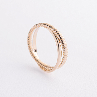 Каблучка "Yasmine" у жовтому золоті к07554