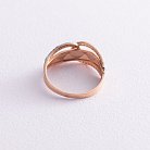 Золотое кольцо с фианитами к04866 от ювелирного магазина Оникс - 3