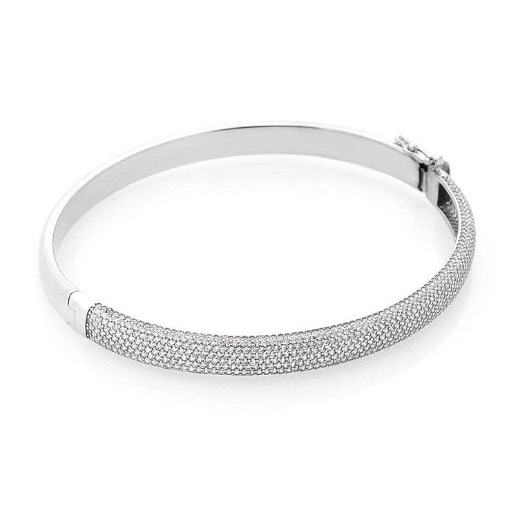 Золотой браслет с фианитами б03369 от ювелирного магазина Оникс - 1