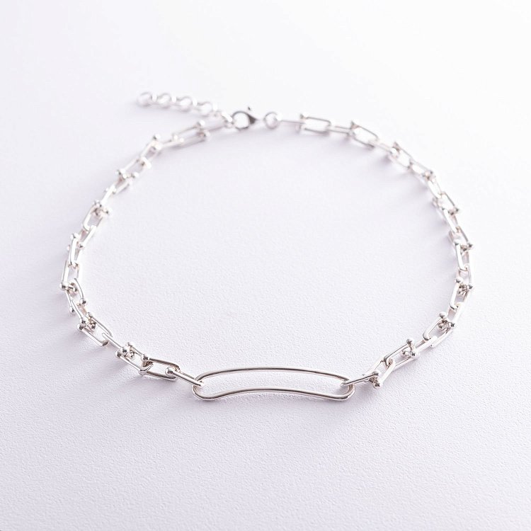 Серебряное колье "Идея" 181054 от ювелирного магазина Оникс - 5