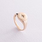 Золотое кольцо "Полярная звезда" к06742 от ювелирного магазина Оникс - 10