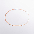 Колье "Наоми" в красном золоте (снейк) ц00514-4,0 от ювелирного магазина Оникс