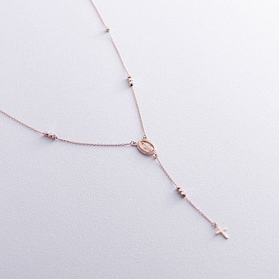 Колье "Розарий" в красном золоте кол02217