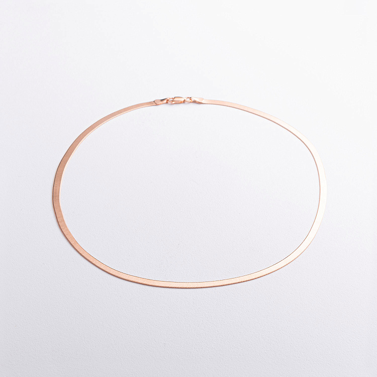 Колье "Наоми" в красном золоте (снейк) ц00514-4,0 от ювелирного магазина Оникс