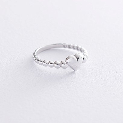 Золота каблучка "Серце" к06613