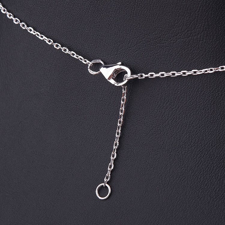 Серебряное колье "Пантера" с фианитами 18230 от ювелирного магазина Оникс - 2