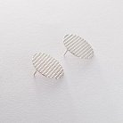Срібні сережки "Комети структурні" 122492 от ювелирного магазина Оникс - 5
