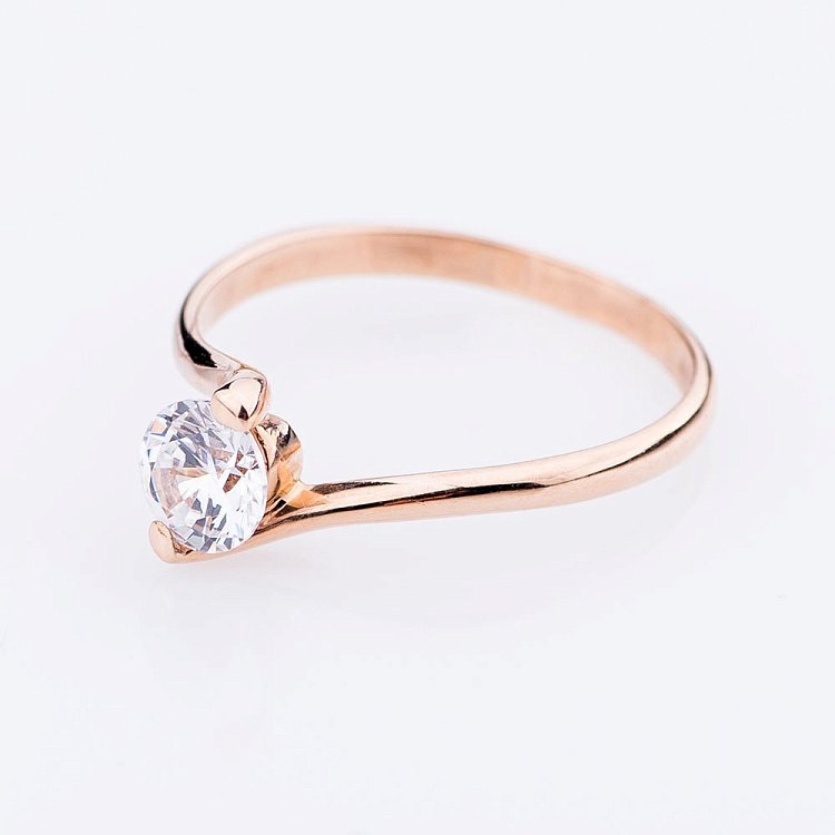 Каблучка (фіаніти) к02316 від ювелірного магазину Онікс - 4