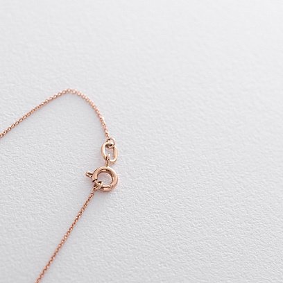 Золоте кольє (аметист) кол01180 №4