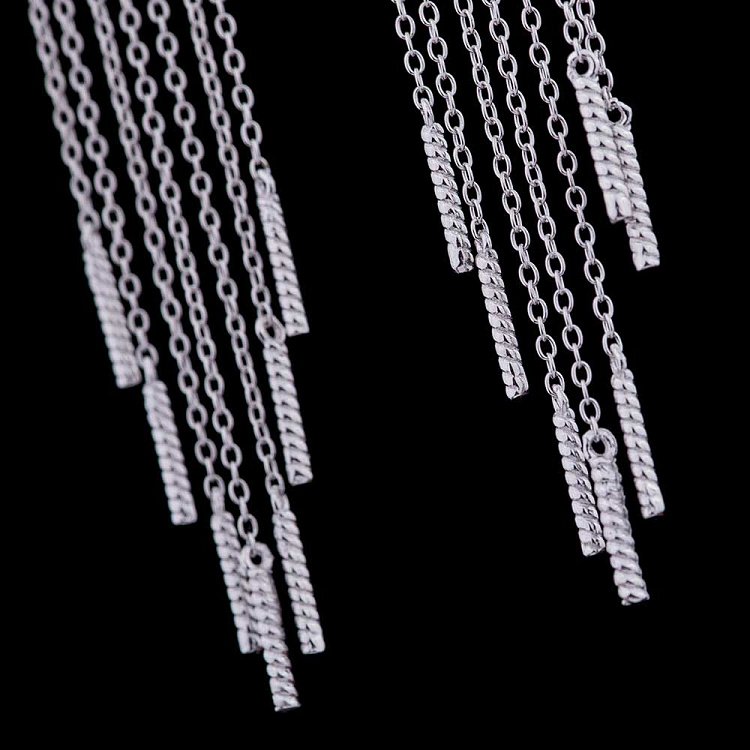 Серебряные серьги с фианитами 121820 от ювелирного магазина Оникс - 3