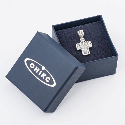 Православний хрест "Спас на престолі" (чорніння) 13442 №5