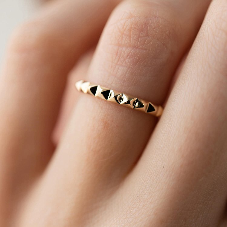 Кольцо "Mona" в желтом золоте к07407 от ювелирного магазина Оникс - 9