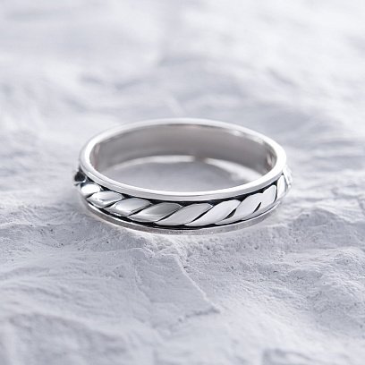 Мужское серебряное кольцо (чернение) TR-01-00002 №7