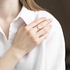 Срібний перстень "Серце" 112158 от ювелирного магазина Оникс - 4