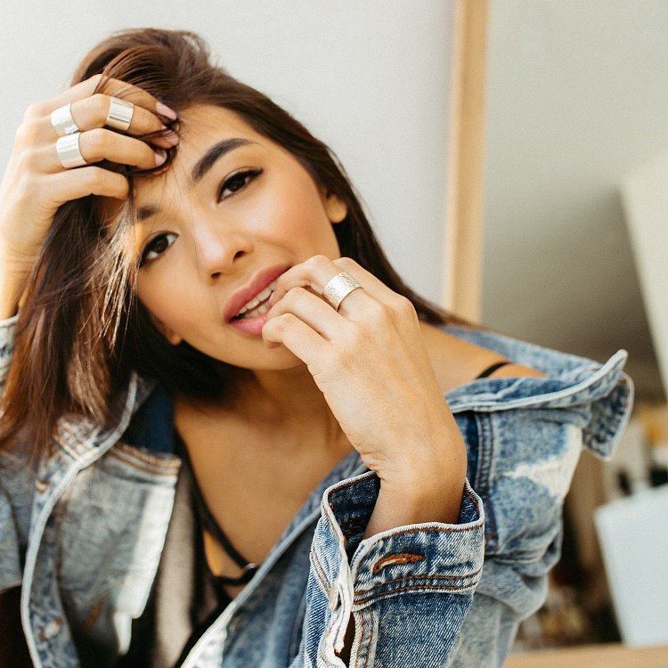 Широкое кольцо "Плутон" в серебре 112154 от ювелирного магазина Оникс - 13