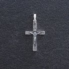 Православний хрест "Розп'яття Христове. Молитва" 132194 от ювелирного магазина Оникс - 1