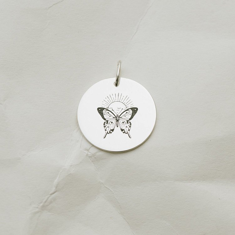 Кулон "Метелик" (2.1 см) 133090баб від ювелірного магазину Онікс - 2