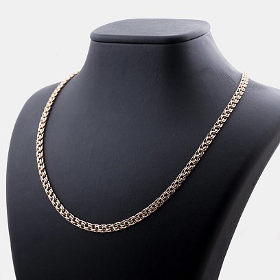 Золотая цепочка плетение Бисмарк (4.5 мм) ц00090-4.5 №2