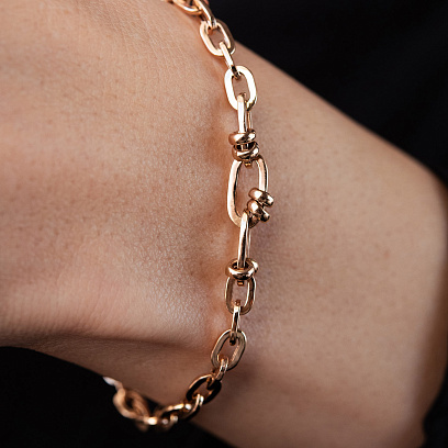 Браслет "Bianca" в красном золоте б05742 №4