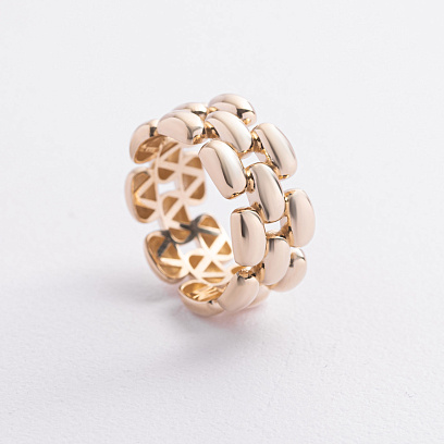 Каблучка "Charlie" у жовтому золоті к08380 №8