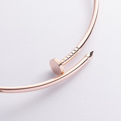 Золотое колье "Гвоздь" кол02553 №4