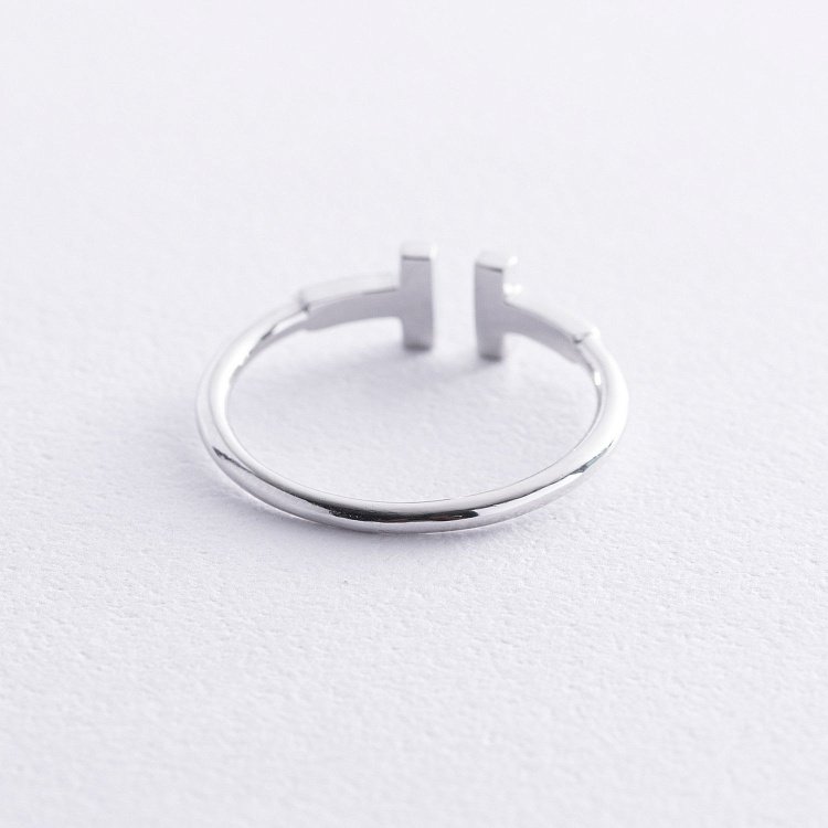 Кольцо "Tina" в белом золоте к05191 от ювелирного магазина Оникс - 6