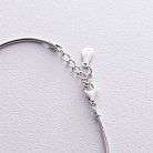 Срібний браслет з сердечком (емаль) 141246 от ювелирного магазина Оникс - 3