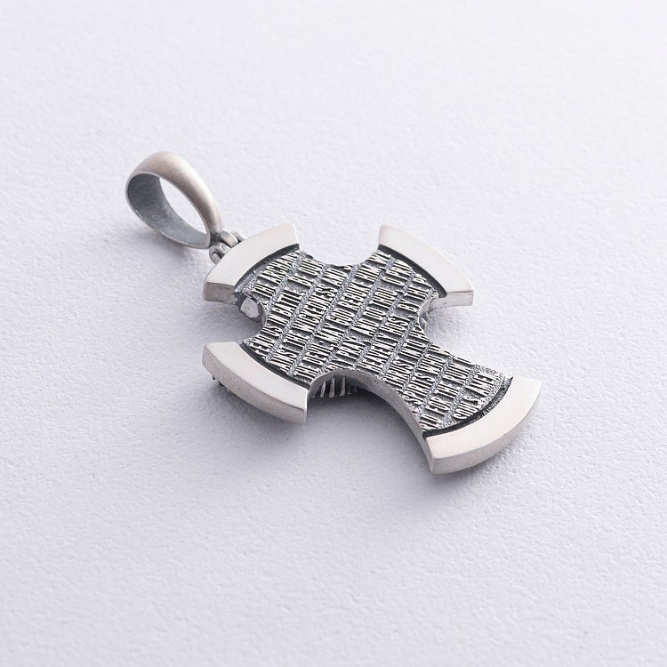 Серебряный крест "Архангел Михаил" 1193 от ювелирного магазина Оникс - 6