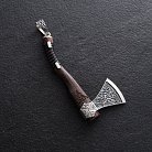 Серебряный кулон "Топор" с деревом кокоболо 7045топ от ювелирного магазина Оникс
