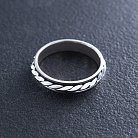 Чоловічий срібний перстень (чорніння) TR-01-00002 от ювелирного магазина Оникс - 4