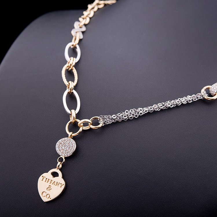 Ексклюзивне золоте кольє з фіанітами кол00848 від ювелірного магазину Онікс - 2