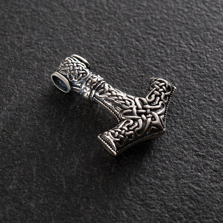 Срібна підвіска "Молот Тора" 132748 від ювелірного магазину Онікс - 14