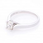 Золотое помолвочное кольцо (бриллианты) кб0203lg от ювелирного магазина Оникс - 1