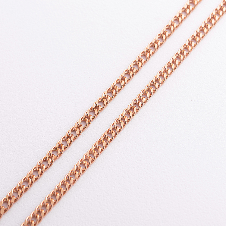 Золотий ланцюжок - Подвійний ромб (4 мм) ц00052-4 від ювелірного магазину Онікс - 1