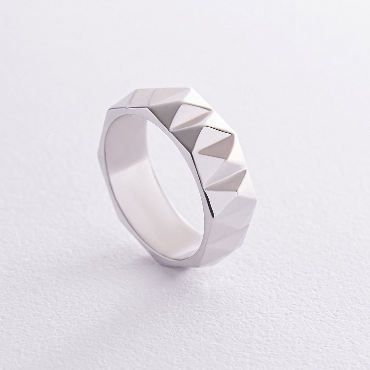 Каблучка "Veronica" у білому золоті к07520 від ювелірного магазину Онікс