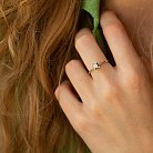 Помолвочное кольцо с черным бриллиантом (белое золото) 236371122 от ювелирного магазина Оникс - 5