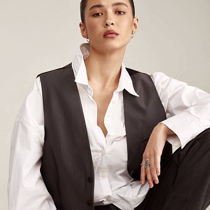 Срібні сережки "Змії" 123229 №7