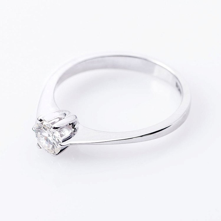 Золотое помолвочное кольцо с бриллиантом р0590б от ювелирного магазина Оникс - 2