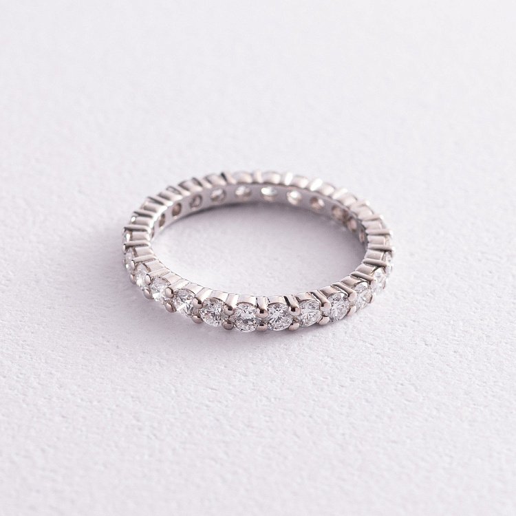 Золота каблучка з діамантами кб0385y від ювелірного магазину Онікс - 4