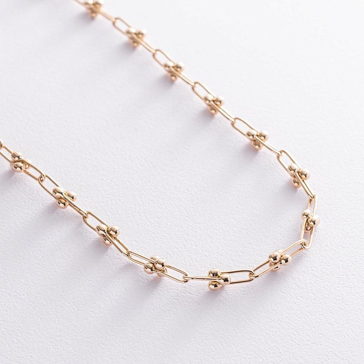 Кольє "Фантазія" в жовтому золоті кол01878 від ювелірного магазину Онікс - 3