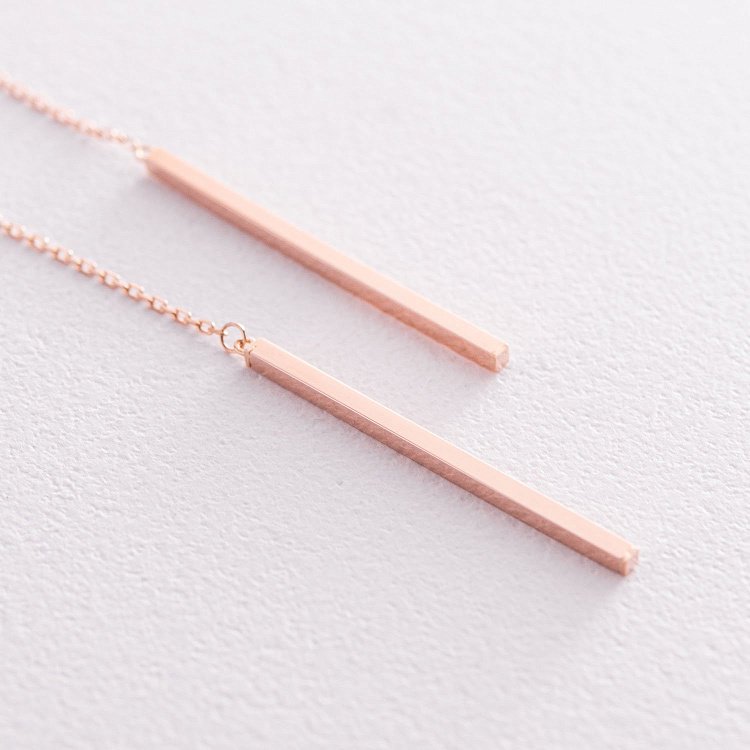 Золоті сережки "Шейла" с06132 від ювелірного магазину Онікс - 2