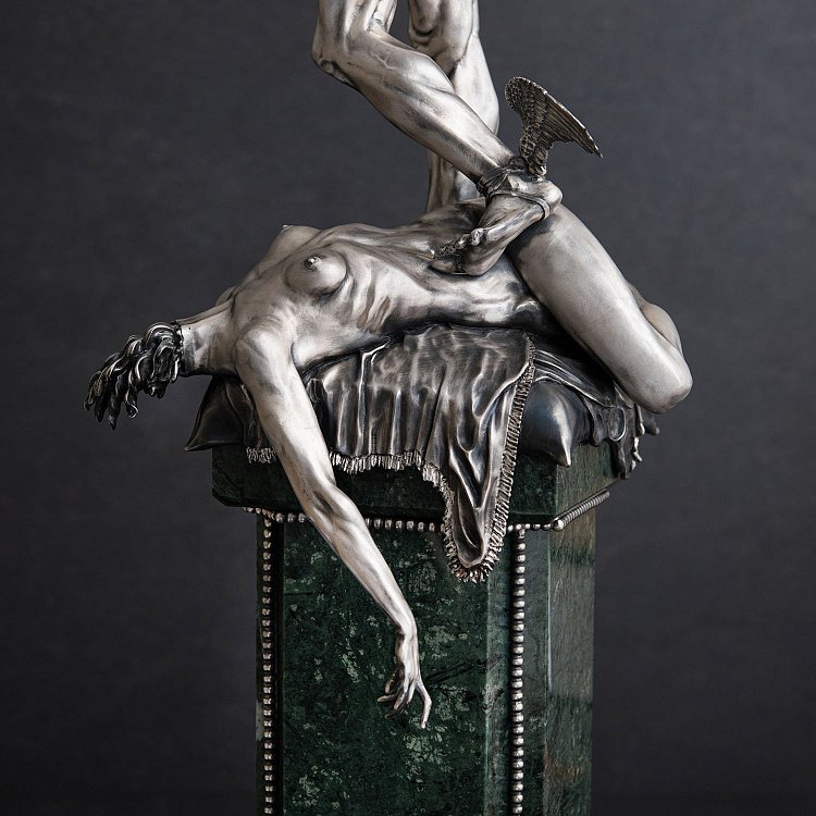 Серебряная фигура ручной работы 23128 от ювелирного магазина Оникс - 3