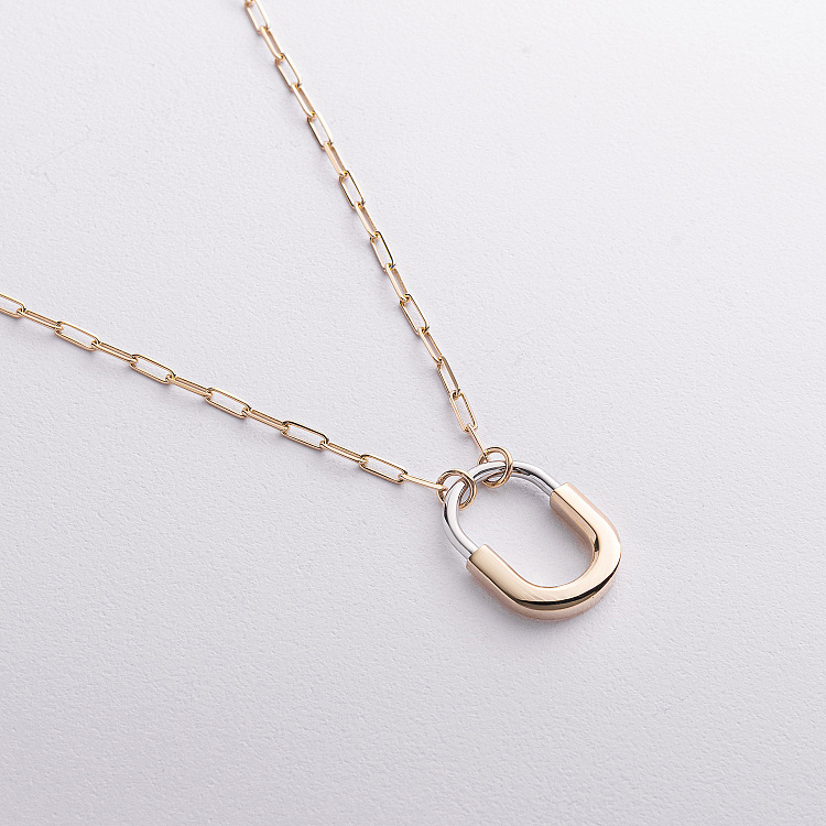 Кольє "Camilla" у жовтому золоті кол02667 від ювелірного магазину Онікс - 1