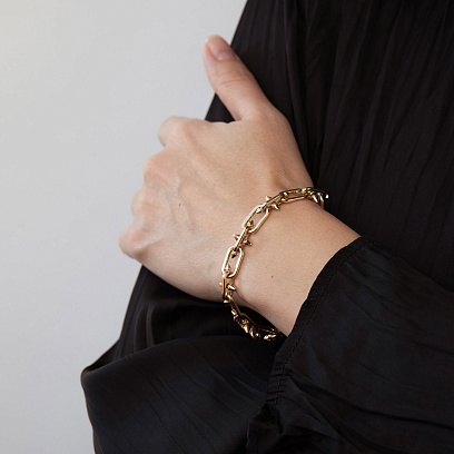 Браслет "Mikaela" у жовтому золоті б05776 №7