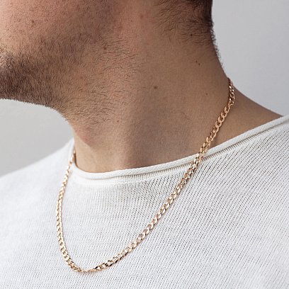 Золотая цепочка плетение панцирное (5.0 мм) ц00191-5.0 №2