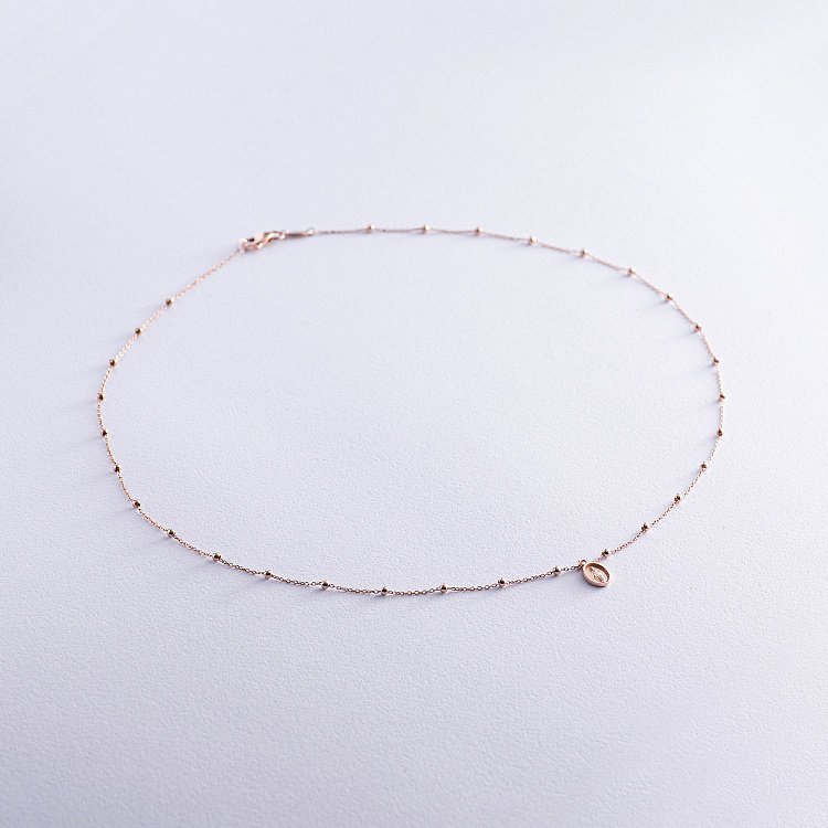 Колье "Розарий" в красном золоте кол02213 от ювелирного магазина Оникс