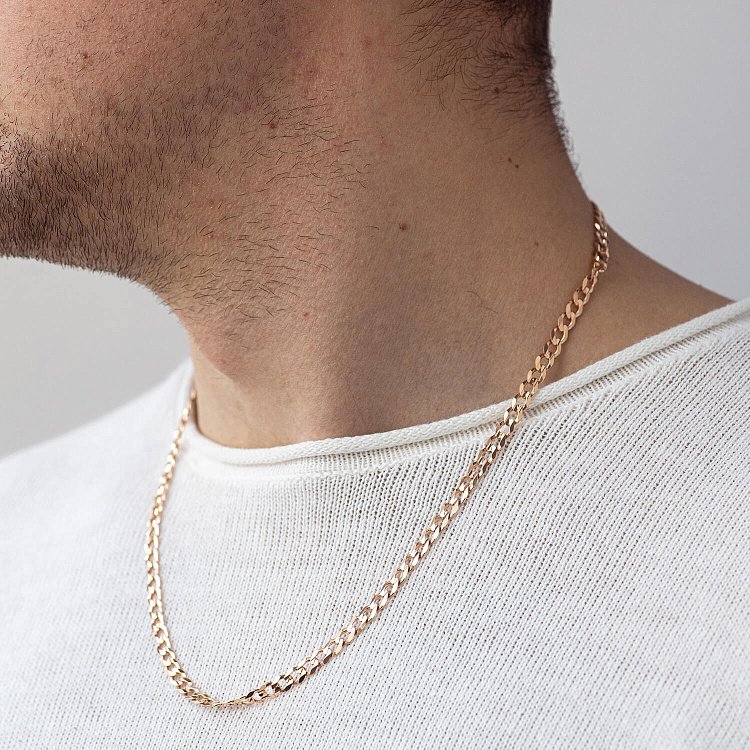 Золотая цепочка плетение панцирное (5.0 мм) ц00191-5.0 от ювелирного магазина Оникс - 1