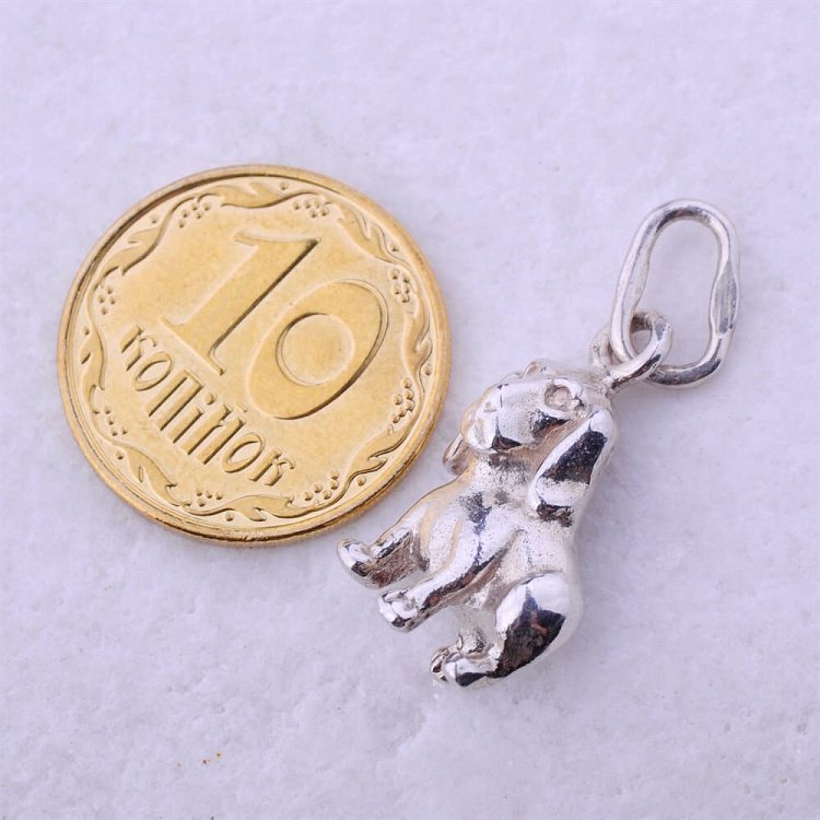 Дитяча підвіска "Собачка" 13832 від ювелірного магазину Онікс - 1