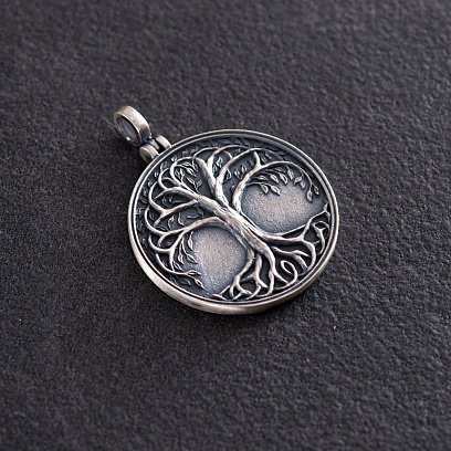 Срібний кулон "Кельтське дерево життя" 133188 №4